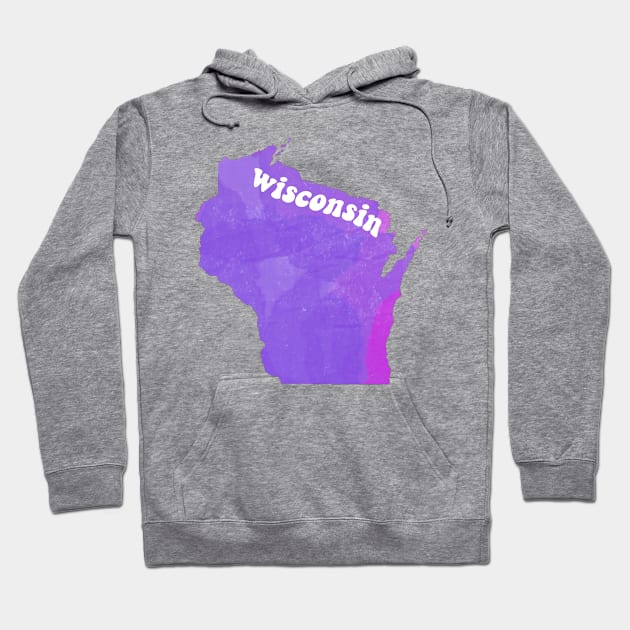 Wisconsin Purpleeee Hoodie by lolosenese